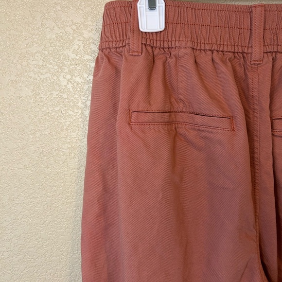 Madewell The Neale Dried Rose Drapeweave Pants Size 10 - Picture 8 of 10